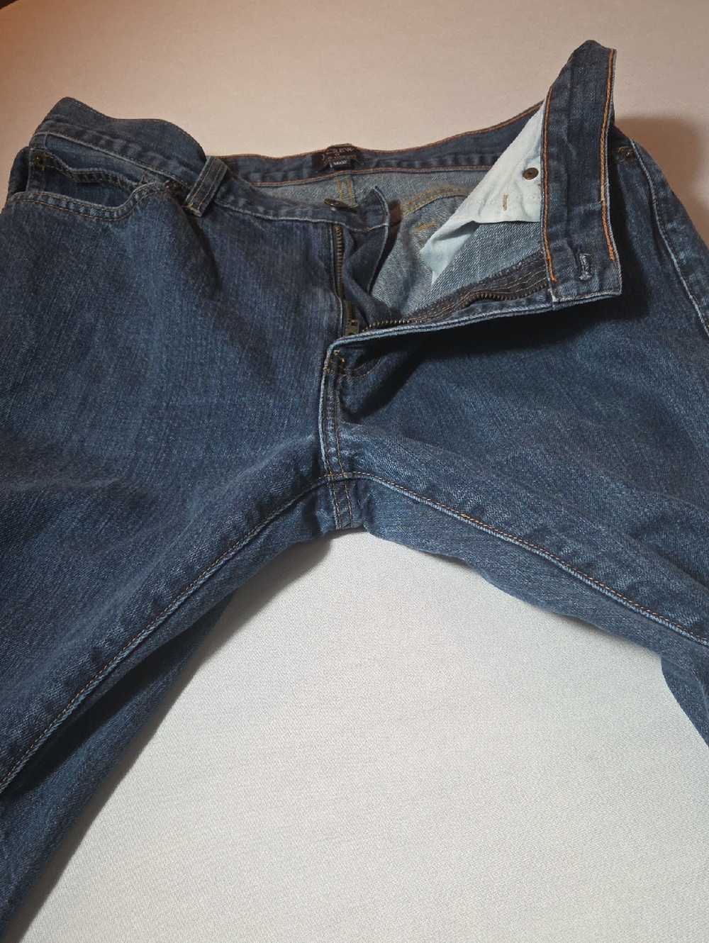 J. Crew The Driggs 100% Cotton Straight Leg Jeans Size 34 - Picture 10 of 10